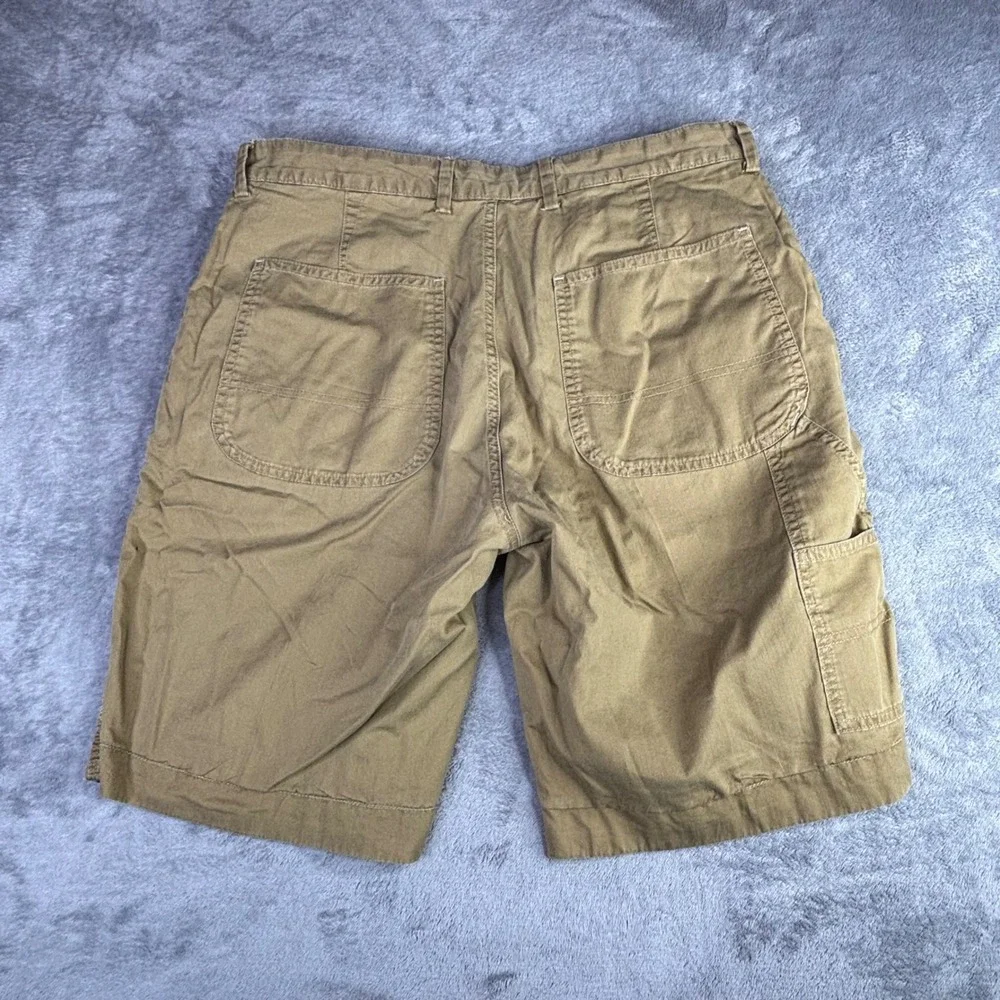 Polo Ralph Lauren Reversible Shorts Mens 34 Khaki Plaid Carpenter Chino Utility